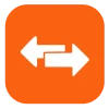 Cuadro con icono de dos flechas apuntando en direcciones opuestas.